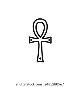 Ankh icon vector set collection for web