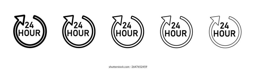 Ankh icon vector thin outline style sign