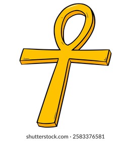 ankh illustration hand drawn vector