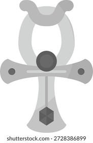 Diseño de icono de Vector de línea Ankh