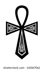 Ankh with a pattern