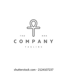 Ankh premium icon sign symbol. Hipster vintage logo design vector illustration