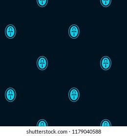 Ankh seamless vector pattern