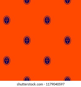 Ankh seamless vector pattern