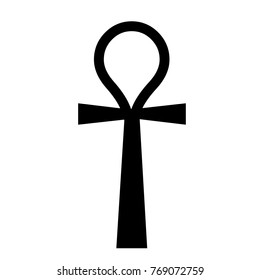 Ankh symbol. Egyptian word for life or symbol of immortality