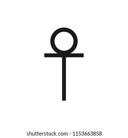ankh vector icon