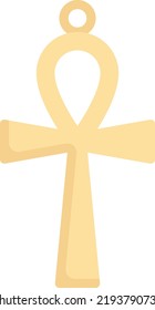 ankh vector on white background. isolated Vector icon