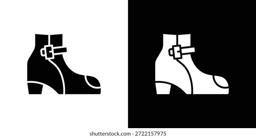 Ankle boots icon vector illustration - high quality black style vector icons