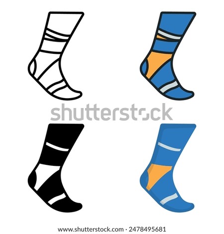 Ankle Brace icon represents supportive gear to protect and stabilize the ankle during sports activities.