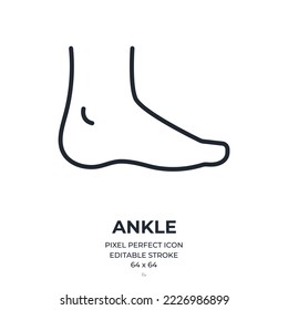 Icono de contorno de trazo editable de ángulo aislado en ilustración vectorial plana de fondo blanco. Pixel perfecto. 64 x 64.
