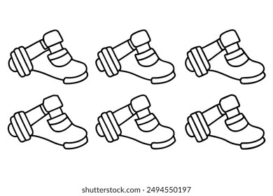 Ankle Weights Art Line Art Illustration Inspiring Ideas Gallery