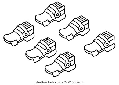 Ankle Weights Art Line Art Illustration Innovative Ideas Techniques