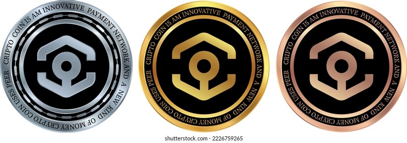 ankr  coin vector illustrations. 3d illustration. vector coins.