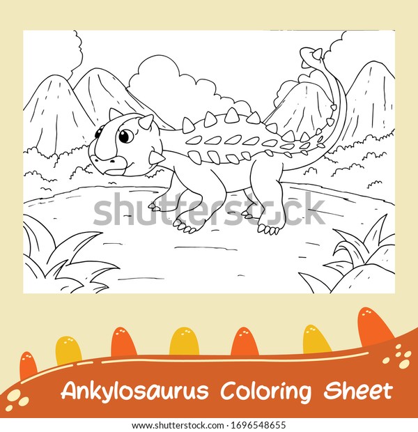 Download Ankylosaurus Coloring Page Images
