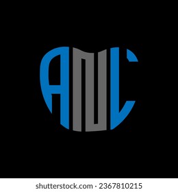 Logo de la carta ANL diseño creativo. Diseño único de ANL.
