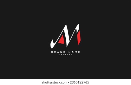 ANM, AMN, NAM, NMA, MNA, MAN, Abstrakte Anfangsbuchstaben Buchstaben Buchstaben Logo Design