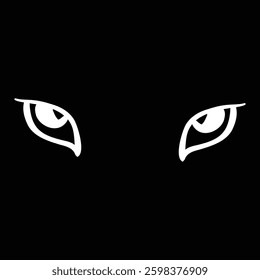 Anmal eyes icon vector illustration