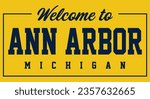 Ann Arbor, Michigan, Wolverines, Blue and Gold