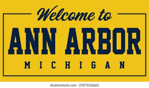 Ann Arbor, Michigan, Wolverines, Blue and Gold