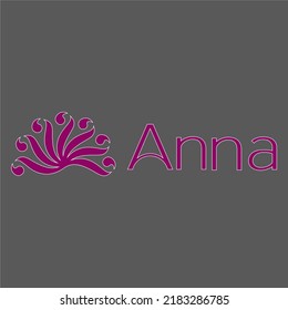 
Logo de Anna apto para tiendas y salones de belleza