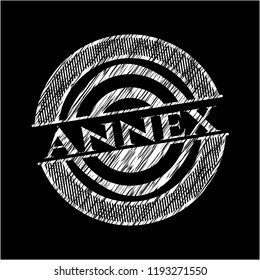 Annex chalkboard emblem