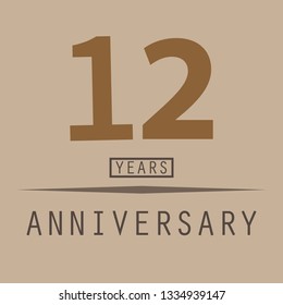 anniversary 12 YEARS