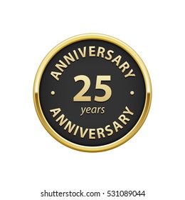 Anniversary 25 years badge