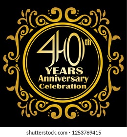 anniversary, 40 years