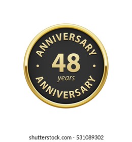 Anniversary 48 years badge 