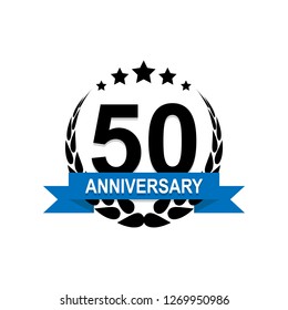 Anniversary, 50 years multicolored icon. Can be used for web, logo, mobile app, UI, UX