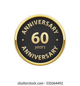 Anniversary 60 years badge  