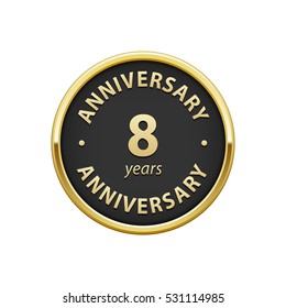 Anniversary 8 years badge 