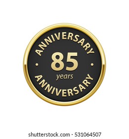 Anniversary 85 years badge  