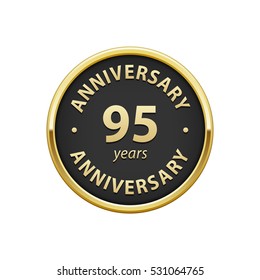 Anniversary 95 years badge