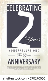 Anniversary background, 2 years