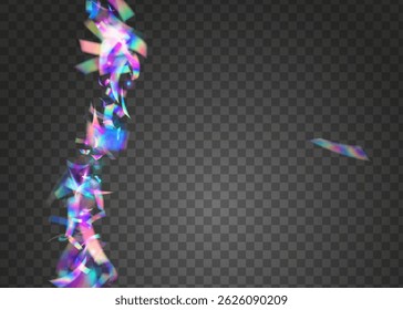 Anniversary Background. Foil Christmas Illustration. Explosion Confetti. Pink Art Glitter. Falling Design. Digital Poster. Neon Burst. Happy Element. Purple Anniversary Background