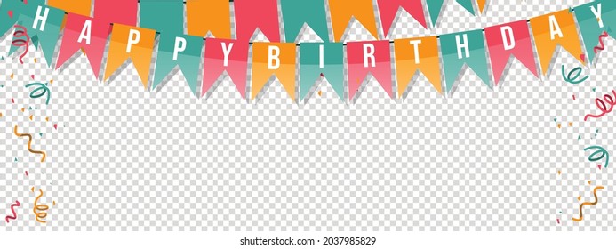 anniversary background. happy birthday transparent background.