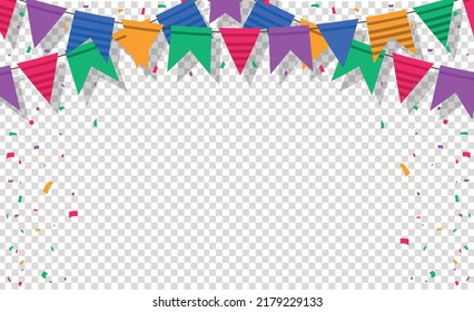 anniversary background. happy birthday transparent background.