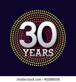 anniversary banner design 