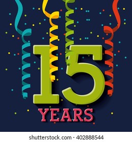 anniversary banner design 