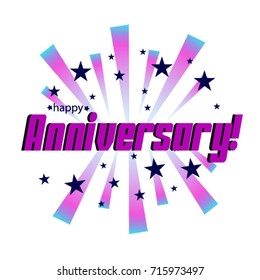 anniversary, Beautiful greeting card poster