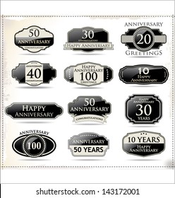 Anniversary black labels