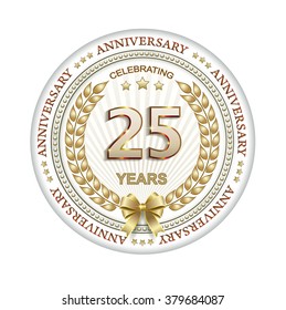 Anniversary card 25 years