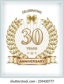 Anniversary card 30 years