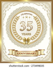 Anniversary card 35 years