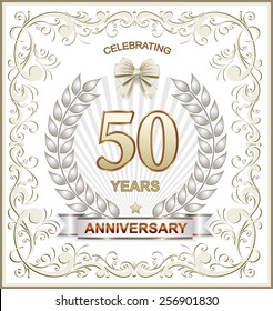 Anniversary card 50 years