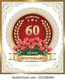 Anniversary card 60 years