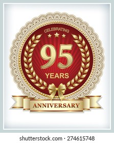 Anniversary card 95 years