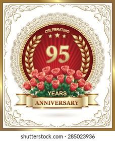 Anniversary card 95 years