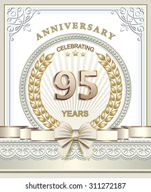 Anniversary card 95 years
